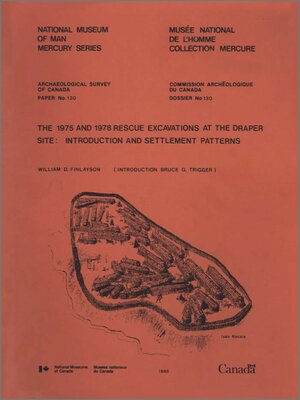 cover image of 1975 and 1978 Rescue Excavations at the Draper Site